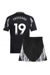 Fotbalové Dres Arsenal Leandro Trossard #19 Dětské Venkovní Oblečení 2024-25 Krátký Rukáv (+ trenýrky)